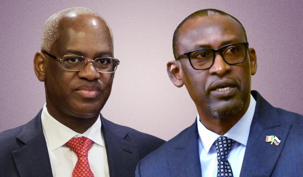 M. El-Ghassim Wane, Chef de la Minusma, et Abdoulaye Diop, ministre des Affaires étrangères et de la Coopération internationale du Mali (1)